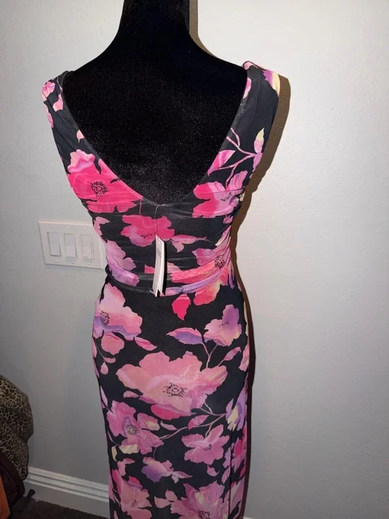 AFRM Los Angeles Pink Marble Bloom Maxi - Picture 5 of 7